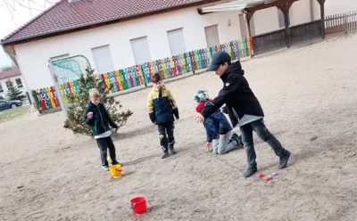 Foto des Albums: Hortgeburtstag trifft Osterhasen