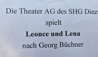 Foto des Albums: Die Theater AG spielt Leonce und Lena nach Georg Büchner