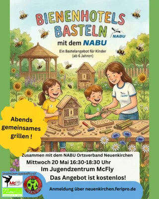 Foto des Albums: Bienenhotels basteln mit dem NABU und dem McFly