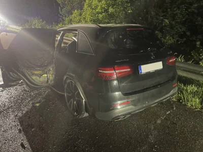 Foto des Albums: EINSATZ BR2 PKW-Brand, Autobahn A7