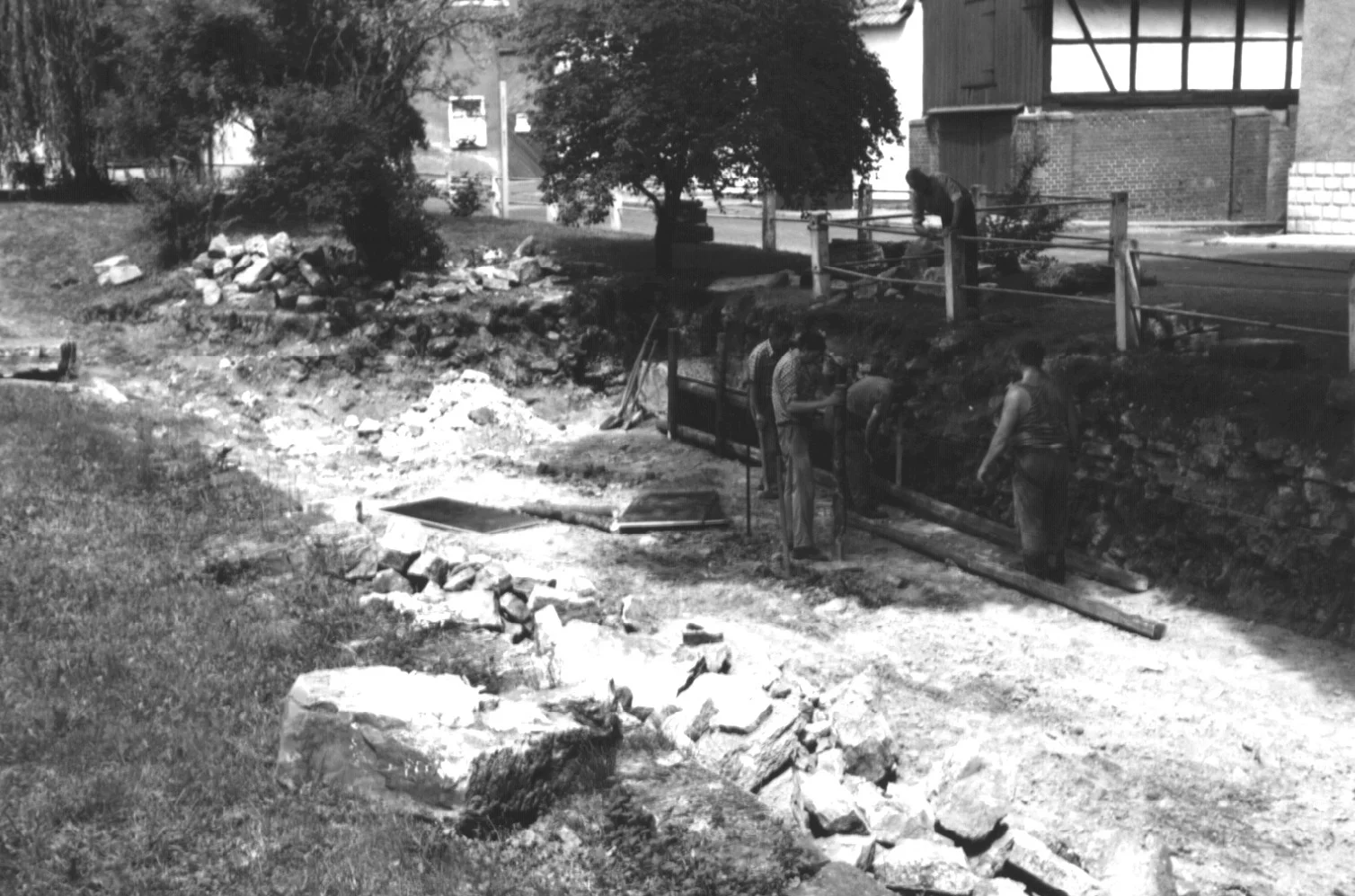 Bild: Die Neufassung der Oberschwemme 1992
