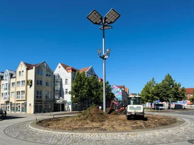 Foto des Albums: Arbeiten im Bereich der August-Bebel-Straße und „Am Stern“ haben begonnen (2026) I Fotos: Martin Ferch