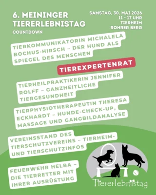 Programm 6. Meininger Tiererlebnistag  (Bild vergr&ouml;&szlig;ern)