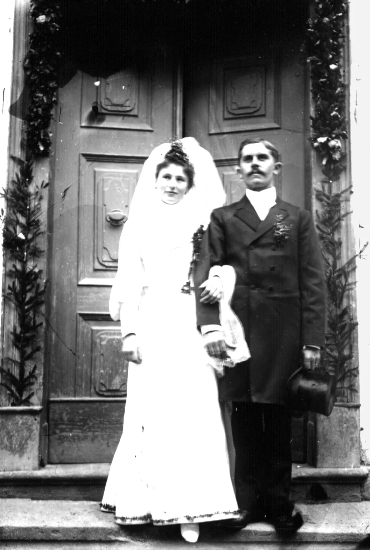 Bild: Gutsbesitzer Kurt Stichling und Frau Thekla