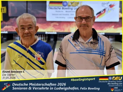 Foto des Albums: Fotoalbum 2 von den Deutsche Meisterschaften 2026 der  Seniorinnen, Senioren & Versehrte in Ludwigshafen, Felix Bowling