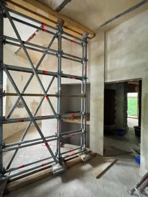 Blick ins Erdgeschoss des Wasserturms 