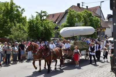 Zeppelin Notlandung 1909 in Schemmerberg  (Bild vergr&ouml;&szlig;ern)