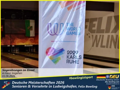 Foto des Albums: Fotoalbum 6 von den Deutsche Meisterschaften 2026 der  Seniorinnen, Senioren & Versehrte in Ludwigshafen, Felix Bowling