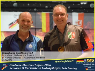 Foto des Albums: Fotoalbum 6 von den Deutsche Meisterschaften 2026 der  Seniorinnen, Senioren & Versehrte in Ludwigshafen, Felix Bowling