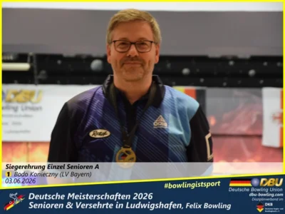 Foto des Albums: Fotoalbum 6 von den Deutsche Meisterschaften 2026 der  Seniorinnen, Senioren & Versehrte in Ludwigshafen, Felix Bowling