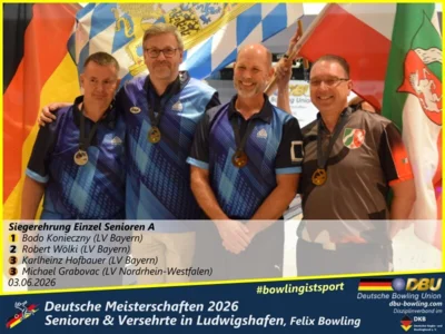 Foto des Albums: Fotoalbum 6 von den Deutsche Meisterschaften 2026 der  Seniorinnen, Senioren & Versehrte in Ludwigshafen, Felix Bowling