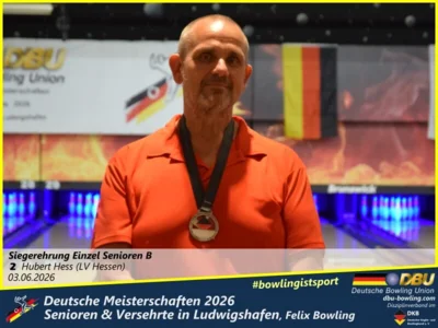 Foto des Albums: Fotoalbum 6 von den Deutsche Meisterschaften 2026 der  Seniorinnen, Senioren & Versehrte in Ludwigshafen, Felix Bowling