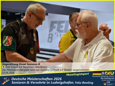 Foto des Albums: Fotoalbum 6 von den Deutsche Meisterschaften 2026 der  Seniorinnen, Senioren & Versehrte in Ludwigshafen, Felix Bowling