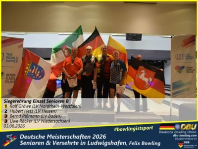 Foto des Albums: Fotoalbum 6 von den Deutsche Meisterschaften 2026 der  Seniorinnen, Senioren & Versehrte in Ludwigshafen, Felix Bowling