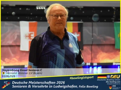 Foto des Albums: Fotoalbum 6 von den Deutsche Meisterschaften 2026 der  Seniorinnen, Senioren & Versehrte in Ludwigshafen, Felix Bowling