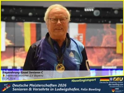 Foto des Albums: Fotoalbum 6 von den Deutsche Meisterschaften 2026 der  Seniorinnen, Senioren & Versehrte in Ludwigshafen, Felix Bowling