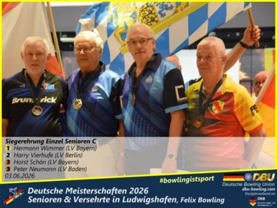 Foto des Albums: Fotoalbum 6 von den Deutsche Meisterschaften 2026 der  Seniorinnen, Senioren & Versehrte in Ludwigshafen, Felix Bowling