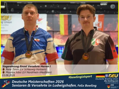 Foto des Albums: Fotoalbum 6 von den Deutsche Meisterschaften 2026 der  Seniorinnen, Senioren & Versehrte in Ludwigshafen, Felix Bowling