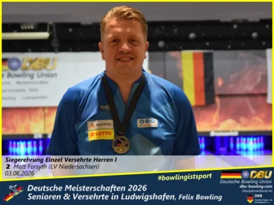 Foto des Albums: Fotoalbum 6 von den Deutsche Meisterschaften 2026 der  Seniorinnen, Senioren & Versehrte in Ludwigshafen, Felix Bowling