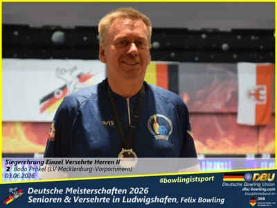 Foto des Albums: Fotoalbum 6 von den Deutsche Meisterschaften 2026 der  Seniorinnen, Senioren & Versehrte in Ludwigshafen, Felix Bowling