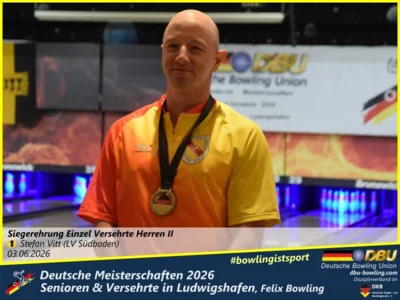 Foto des Albums: Fotoalbum 6 von den Deutsche Meisterschaften 2026 der  Seniorinnen, Senioren & Versehrte in Ludwigshafen, Felix Bowling