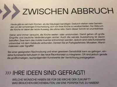 Foto des Albums: Zwischen Aufbruch und Abbruch