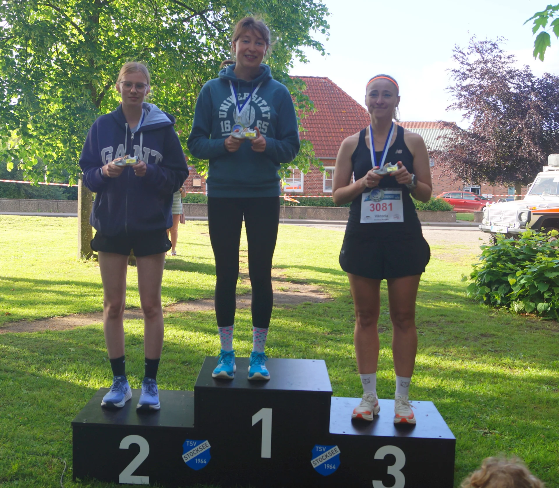Bild: Siegerinnen 5,6km-Lauf
