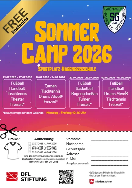 Bild: Sommer Camp 2026 - Plakat 2