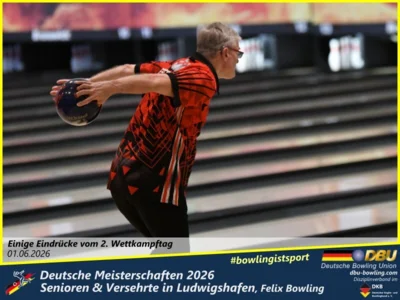 Foto des Albums: Fotoalbum 13 von den Deutsche Meisterschaften 2026 der Seniorinnen, Senioren & Versehrte in Ludwigshafen, Felix Bowling