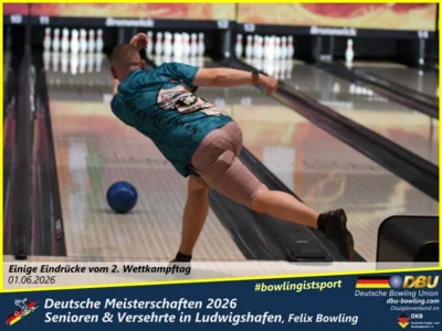 Foto des Albums: Fotoalbum 13 von den Deutsche Meisterschaften 2026 der Seniorinnen, Senioren & Versehrte in Ludwigshafen, Felix Bowling