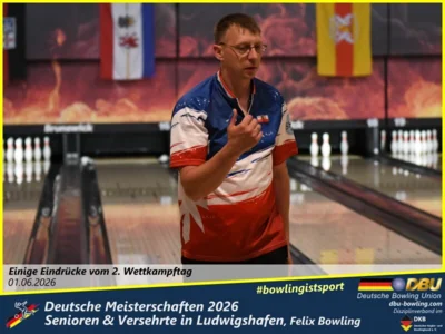 Foto des Albums: Fotoalbum 13 von den Deutsche Meisterschaften 2026 der Seniorinnen, Senioren & Versehrte in Ludwigshafen, Felix Bowling