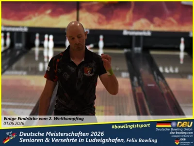Foto des Albums: Fotoalbum 13 von den Deutsche Meisterschaften 2026 der Seniorinnen, Senioren & Versehrte in Ludwigshafen, Felix Bowling
