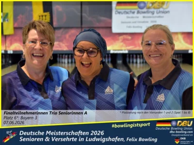Foto des Albums: Fotoalbum 9 von den Deutsche Meisterschaften 2026 der Seniorinnen, Senioren & Versehrte in Ludwigshafen, Felix Bowling