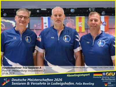 Foto des Albums: Fotoalbum 9 von den Deutsche Meisterschaften 2026 der Seniorinnen, Senioren & Versehrte in Ludwigshafen, Felix Bowling