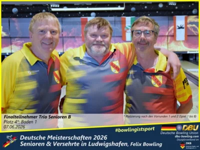 Foto des Albums: Fotoalbum 9 von den Deutsche Meisterschaften 2026 der Seniorinnen, Senioren & Versehrte in Ludwigshafen, Felix Bowling