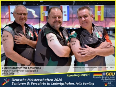 Foto des Albums: Fotoalbum 9 von den Deutsche Meisterschaften 2026 der Seniorinnen, Senioren & Versehrte in Ludwigshafen, Felix Bowling