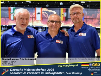 Foto des Albums: Fotoalbum 9 von den Deutsche Meisterschaften 2026 der Seniorinnen, Senioren & Versehrte in Ludwigshafen, Felix Bowling