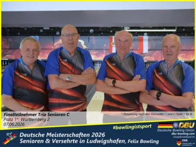 Foto des Albums: Fotoalbum 9 von den Deutsche Meisterschaften 2026 der Seniorinnen, Senioren & Versehrte in Ludwigshafen, Felix Bowling
