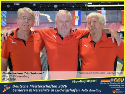 Foto des Albums: Fotoalbum 9 von den Deutsche Meisterschaften 2026 der Seniorinnen, Senioren & Versehrte in Ludwigshafen, Felix Bowling