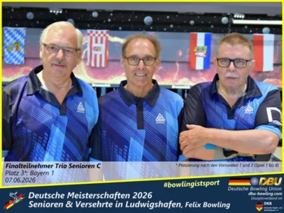 Foto des Albums: Fotoalbum 9 von den Deutsche Meisterschaften 2026 der Seniorinnen, Senioren & Versehrte in Ludwigshafen, Felix Bowling