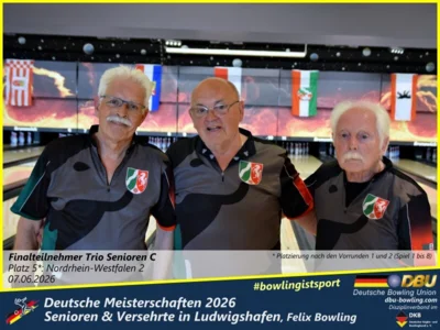 Foto des Albums: Fotoalbum 9 von den Deutsche Meisterschaften 2026 der Seniorinnen, Senioren & Versehrte in Ludwigshafen, Felix Bowling