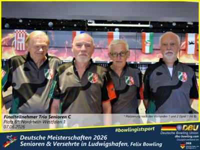 Foto des Albums: Fotoalbum 9 von den Deutsche Meisterschaften 2026 der Seniorinnen, Senioren & Versehrte in Ludwigshafen, Felix Bowling