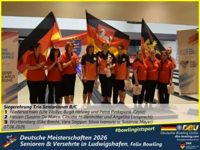 Foto des Albums: Fotoalbum 10 von den Deutsche Meisterschaften 2026 der Seniorinnen, Senioren & Versehrte in Ludwigshafen, Felix Bowling