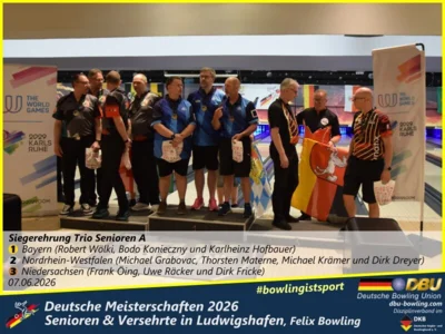 Foto des Albums: Fotoalbum 10 von den Deutsche Meisterschaften 2026 der Seniorinnen, Senioren & Versehrte in Ludwigshafen, Felix Bowling