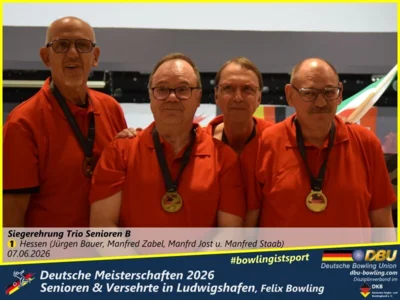 Foto des Albums: Fotoalbum 10 von den Deutsche Meisterschaften 2026 der Seniorinnen, Senioren & Versehrte in Ludwigshafen, Felix Bowling