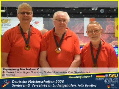 Foto des Albums: Fotoalbum 10 von den Deutsche Meisterschaften 2026 der Seniorinnen, Senioren & Versehrte in Ludwigshafen, Felix Bowling