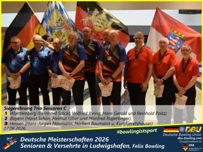 Foto des Albums: Fotoalbum 10 von den Deutsche Meisterschaften 2026 der Seniorinnen, Senioren & Versehrte in Ludwigshafen, Felix Bowling
