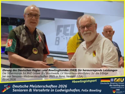 Foto des Albums: Fotoalbum 11 von den Deutsche Meisterschaften 2026 der Seniorinnen, Senioren & Versehrte in Ludwigshafen, Felix Bowling