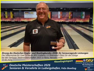 Foto des Albums: Fotoalbum 11 von den Deutsche Meisterschaften 2026 der Seniorinnen, Senioren & Versehrte in Ludwigshafen, Felix Bowling