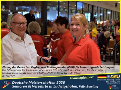 Foto des Albums: Fotoalbum 11 von den Deutsche Meisterschaften 2026 der Seniorinnen, Senioren & Versehrte in Ludwigshafen, Felix Bowling